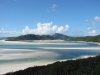 Blick über Whitehaven Beach