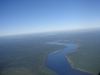 Nationalpark und Fluss Iguazu aus der Luft