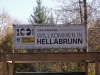 Schild 100 Jahre Tierpark Hellabrunn