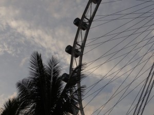 Größtes Riesenrad der Welt: Singapore Flyer in Singapur